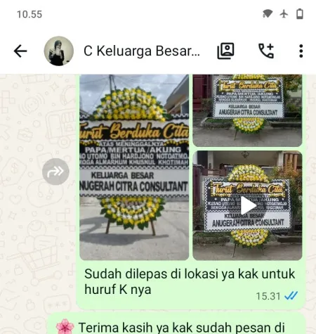 Pengiriman Papan Bunga Duka Sumurbarang Cibogo