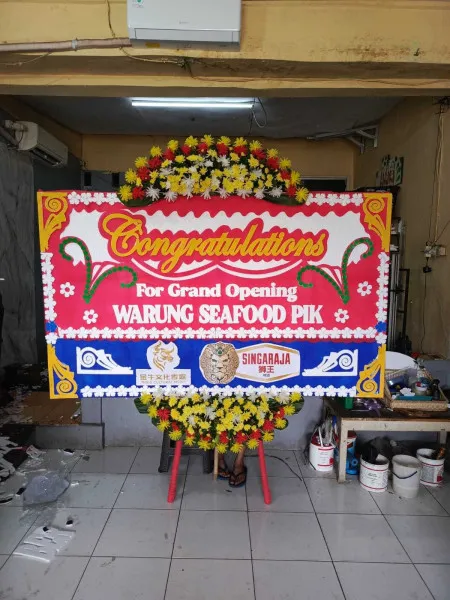 Papan Bunga Ucapan Selamat Sumurbarang Cibogo